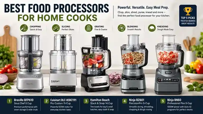 Best Food Processors for Home Cooks